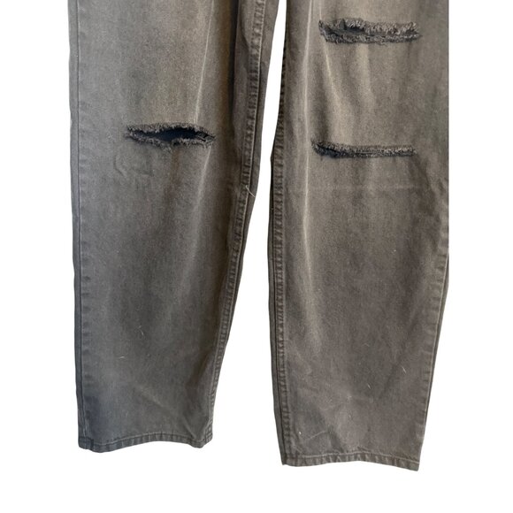 2/$30 NWT PrettyLittleThing 4 Washed Black Ripped Knee Boyfriend Jeans - Picture 12 of 16